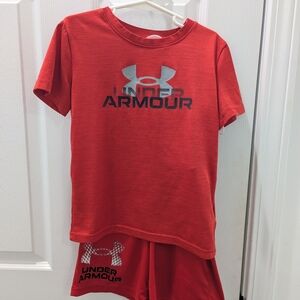 Under Armour Kids' Scarlet Tee and Shorts Set